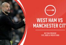Premier League, West Ham-Manchester City: quote, pronostico e probabili formazioni